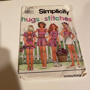 Simplicity Hugs and Stitches Pattern BB 12‎ 14 Girls’ Outfits Uncut